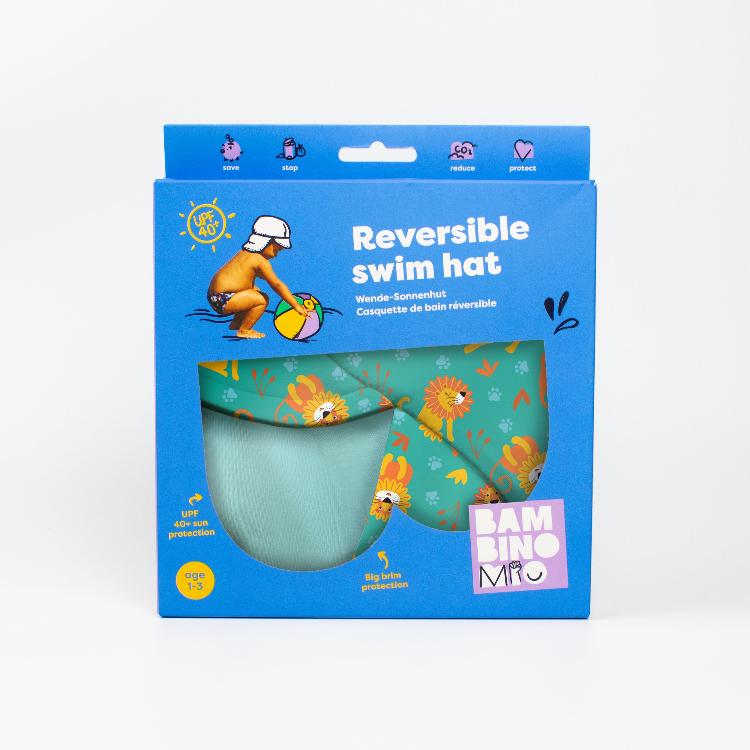 bambino-mio-upf-40-wende-schwimmhut-coole-katzen image 7