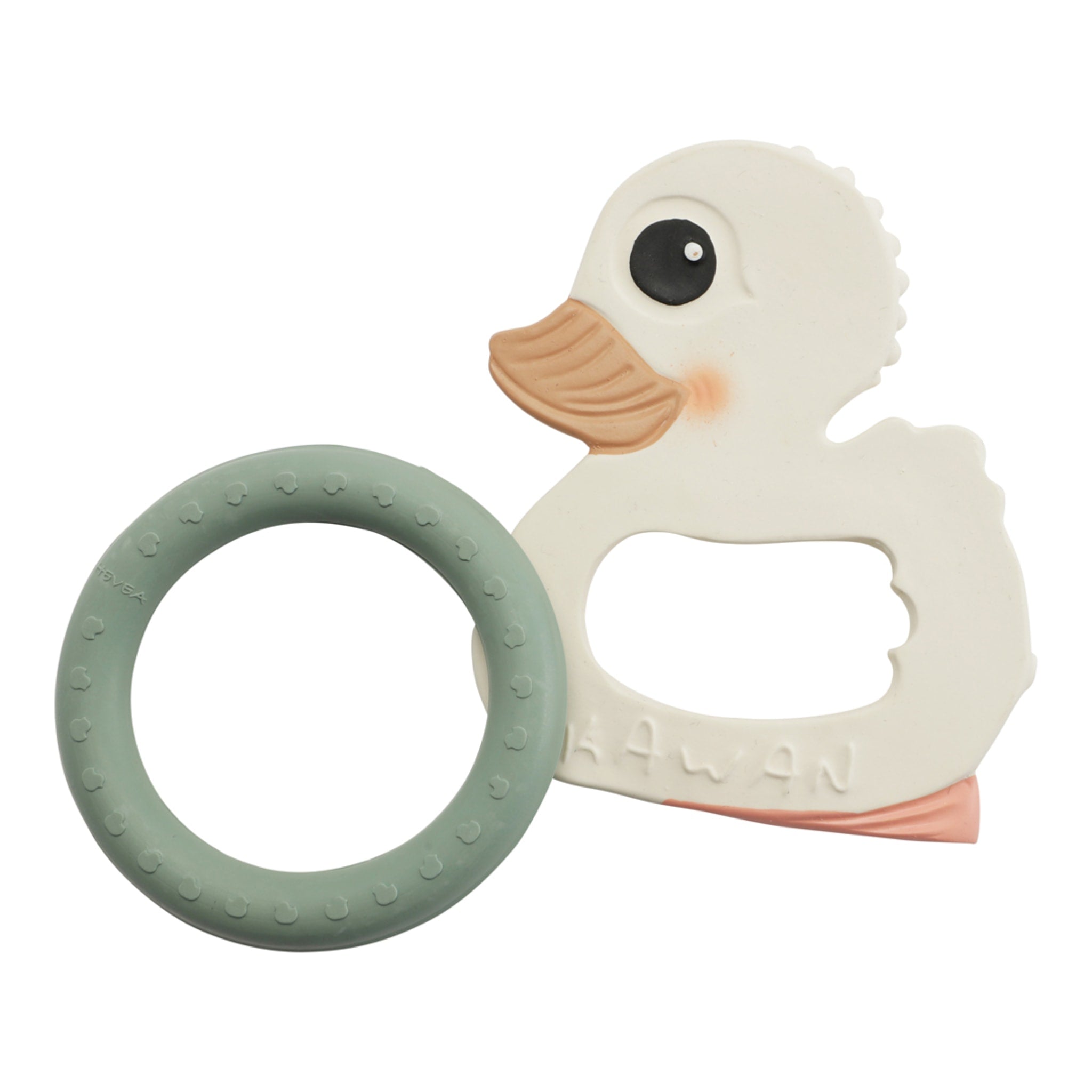 hevea-kawan-ente-bei-ring-geschenkset-naturkautschuk-bei-spielzeug image 2