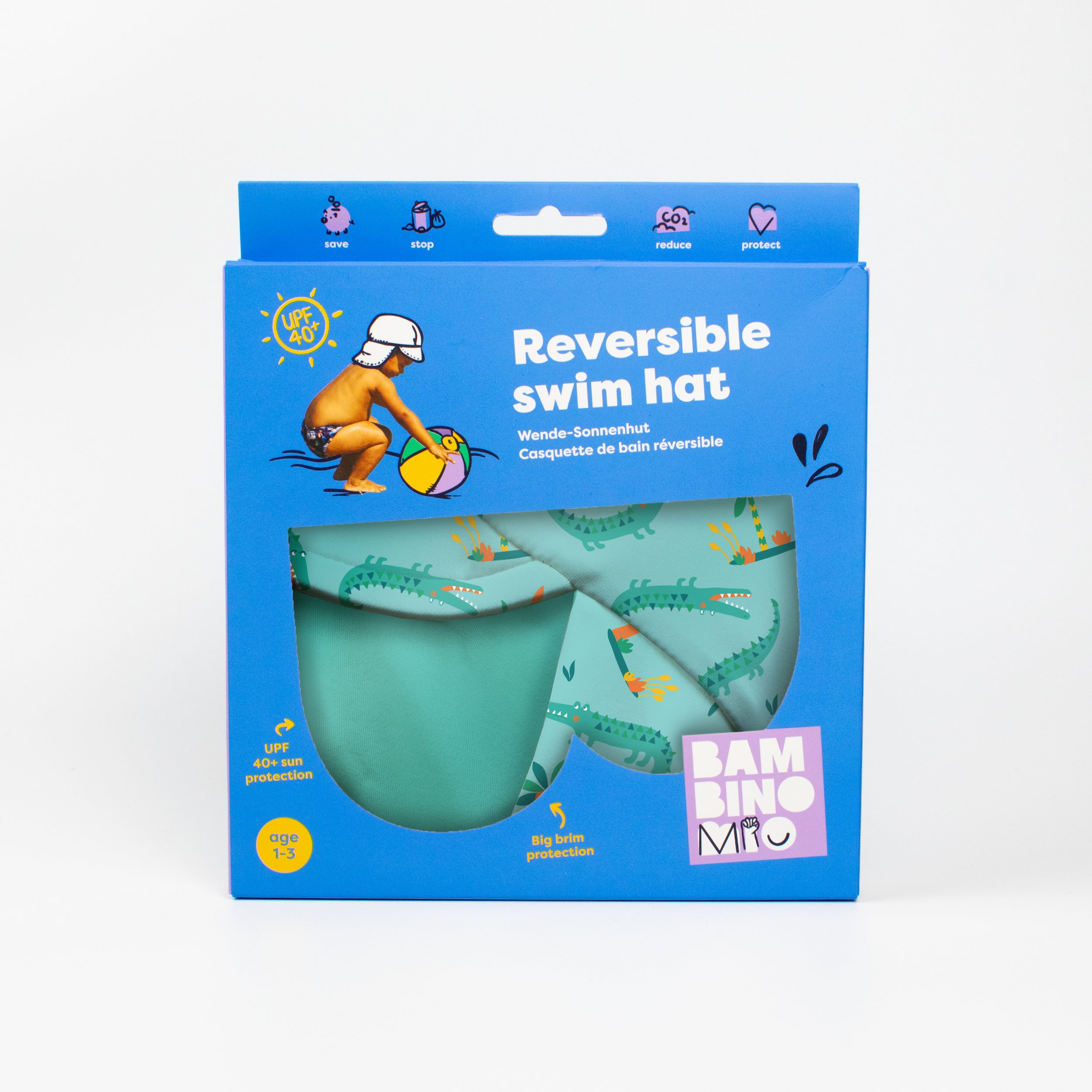 bambino-mio-wende-schwimmhut-upf-40-schlaues-kroko image 7