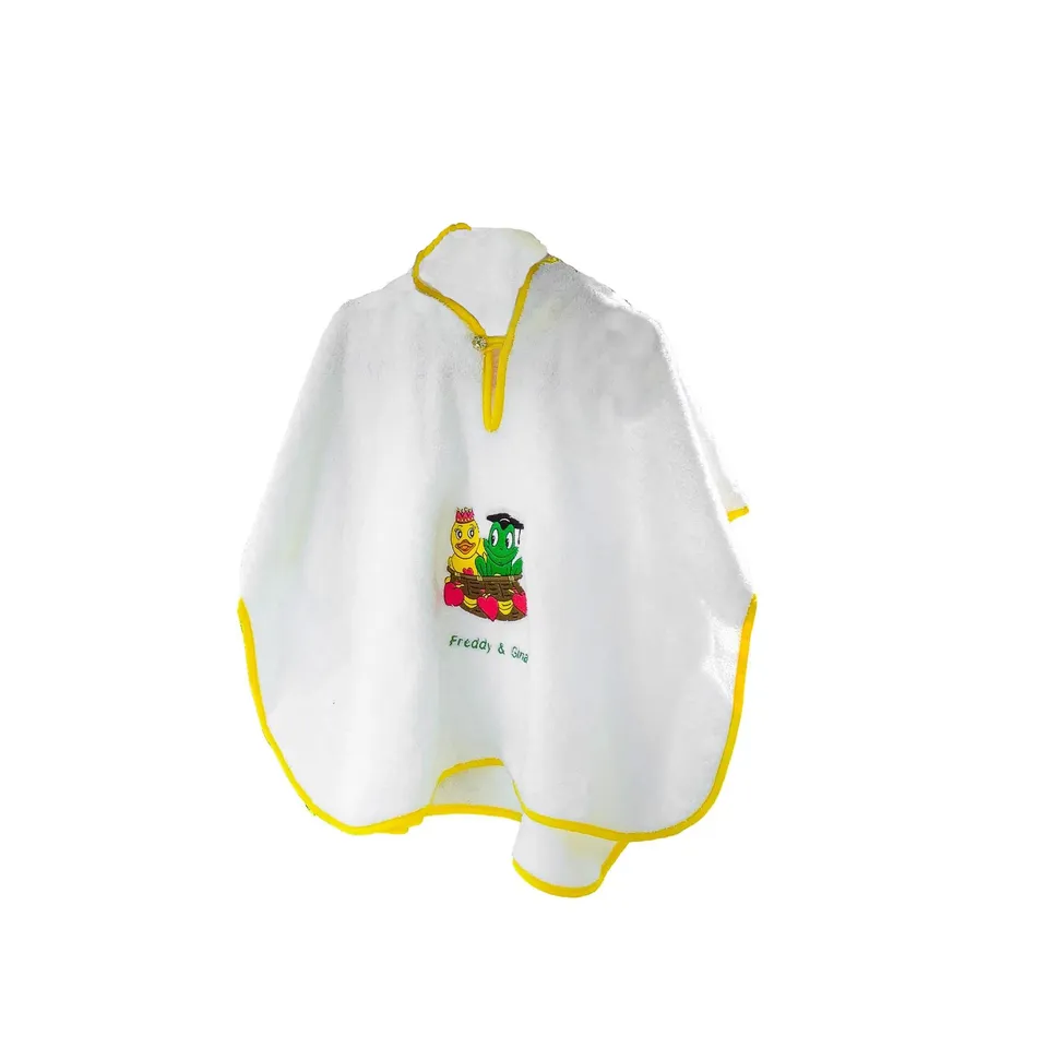 freds-swim-academy-fred-gina-badeponcho-mit-kapuze-wei-f-r-babys-und-kinder image 1