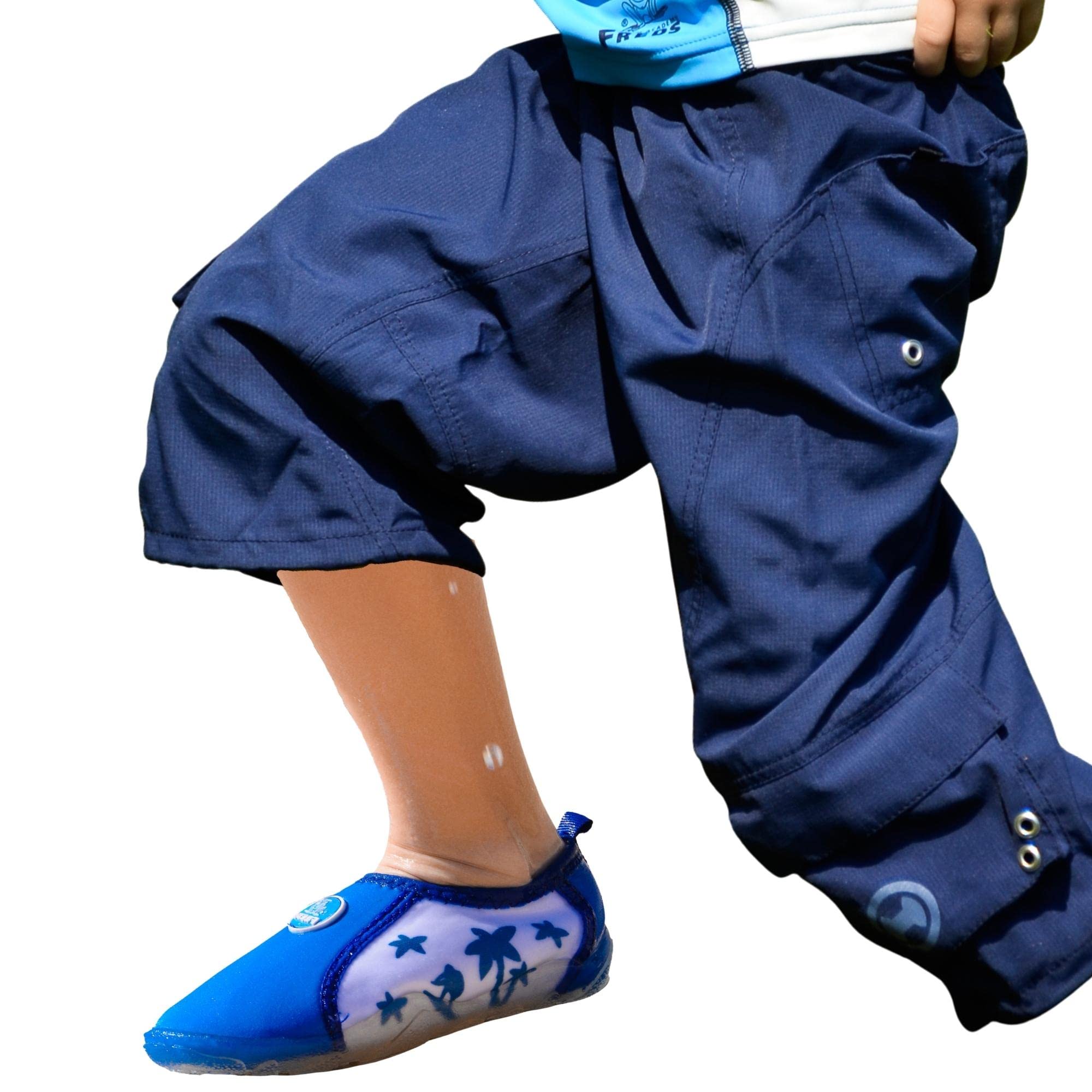 freds-swim-academy-3-4-sun-protection-pants-blau-uv-80-badehose image 1