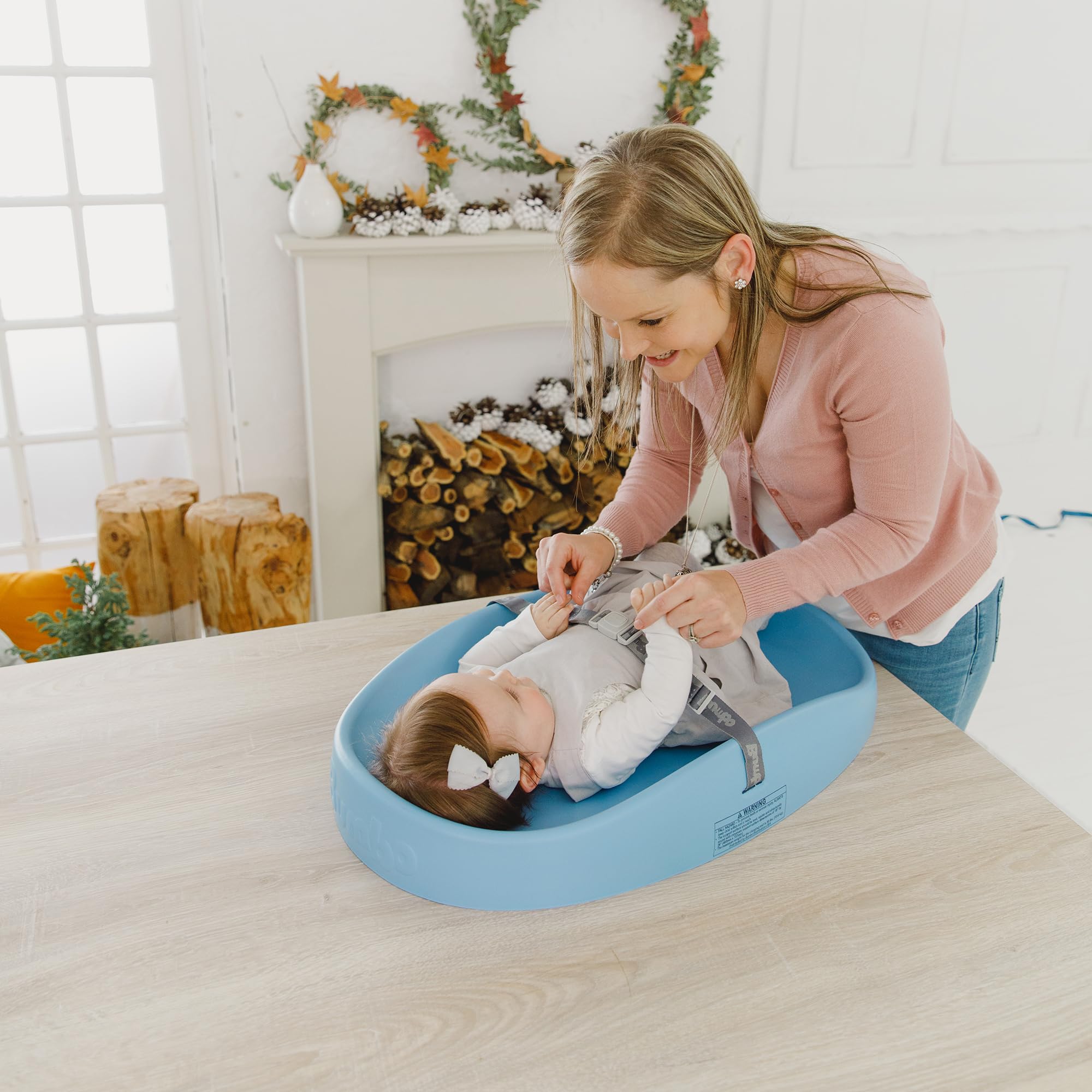 bumbo-baby-wickelunterlage-mit-sicherheitsgurt-puderblau-anti-roll image 3