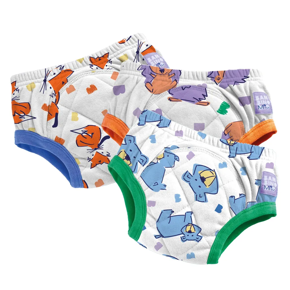bambino-mio-t-pfchentrainingshose-enhanced-3er-pack-outdoor-animals image 1