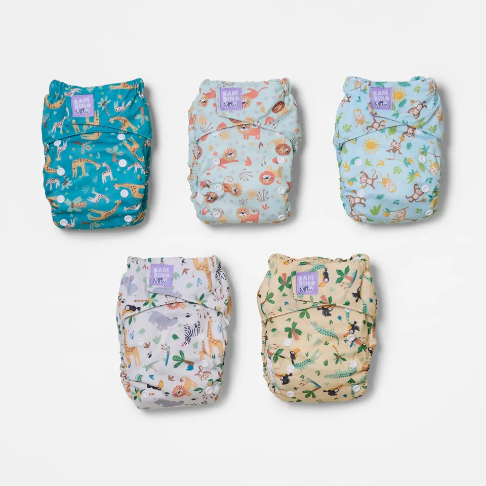 bambino-mio-revolution-re-stoffwindel-box-5er-pack-wildtier image 1