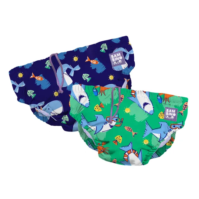 bambino-mio-wiederverwendbare-schwimmwindel-2er-pack-spritz-und-flosse image 1
