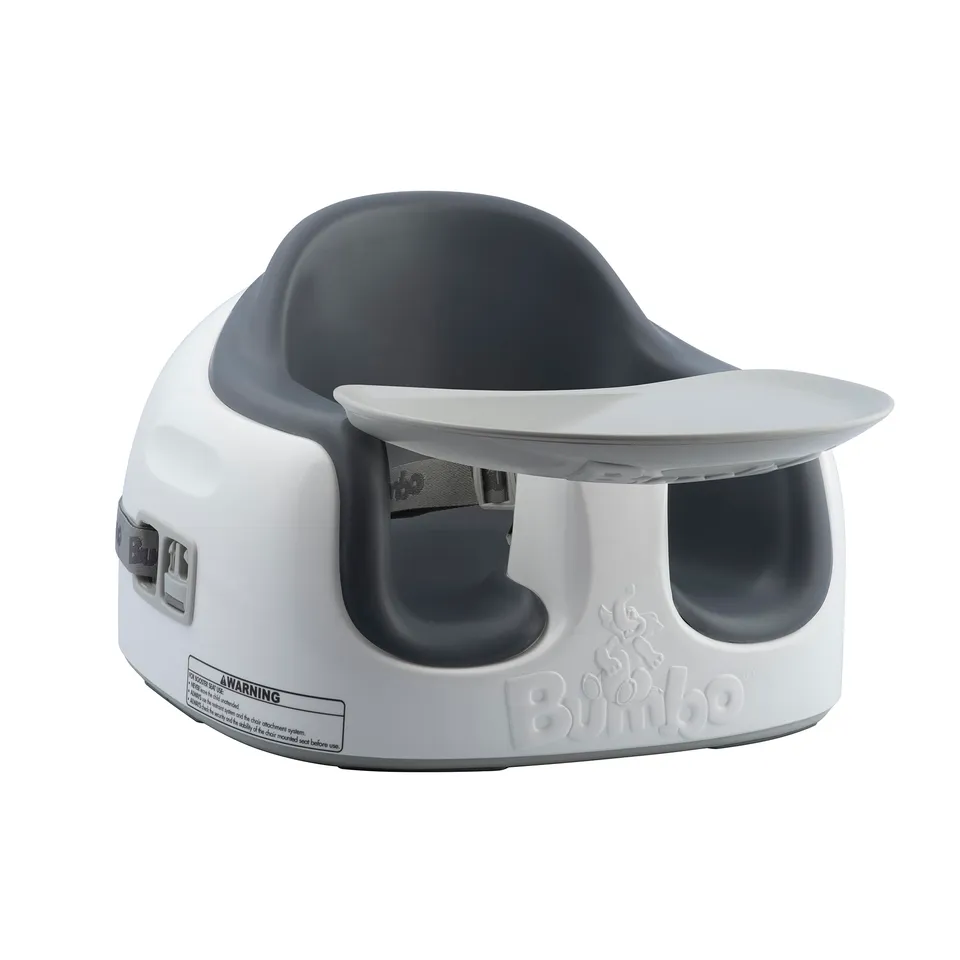 bumbo-multi-seat-3-in-1-babystuhl-mit-tablett-grau image 1