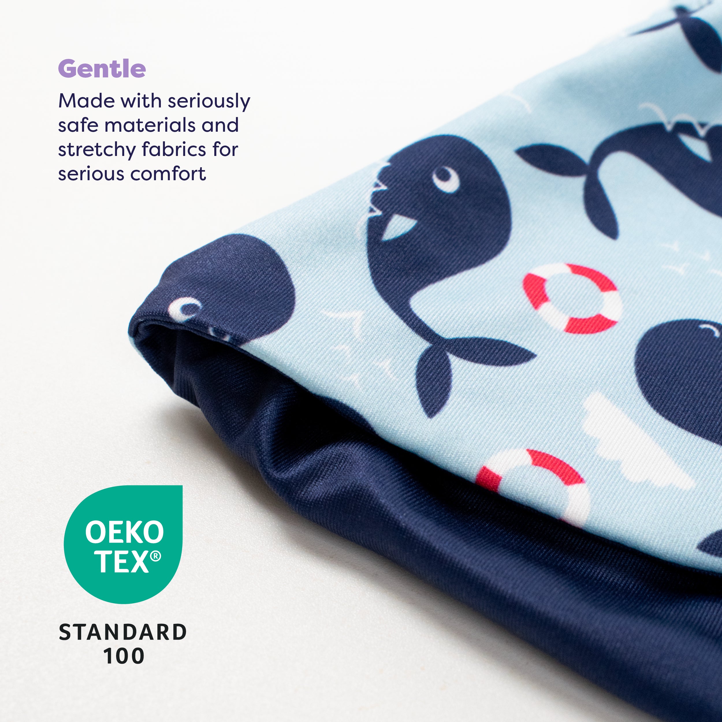 bambino-mio-upf-40-wende-schwimmhut-blue-whale image 2
