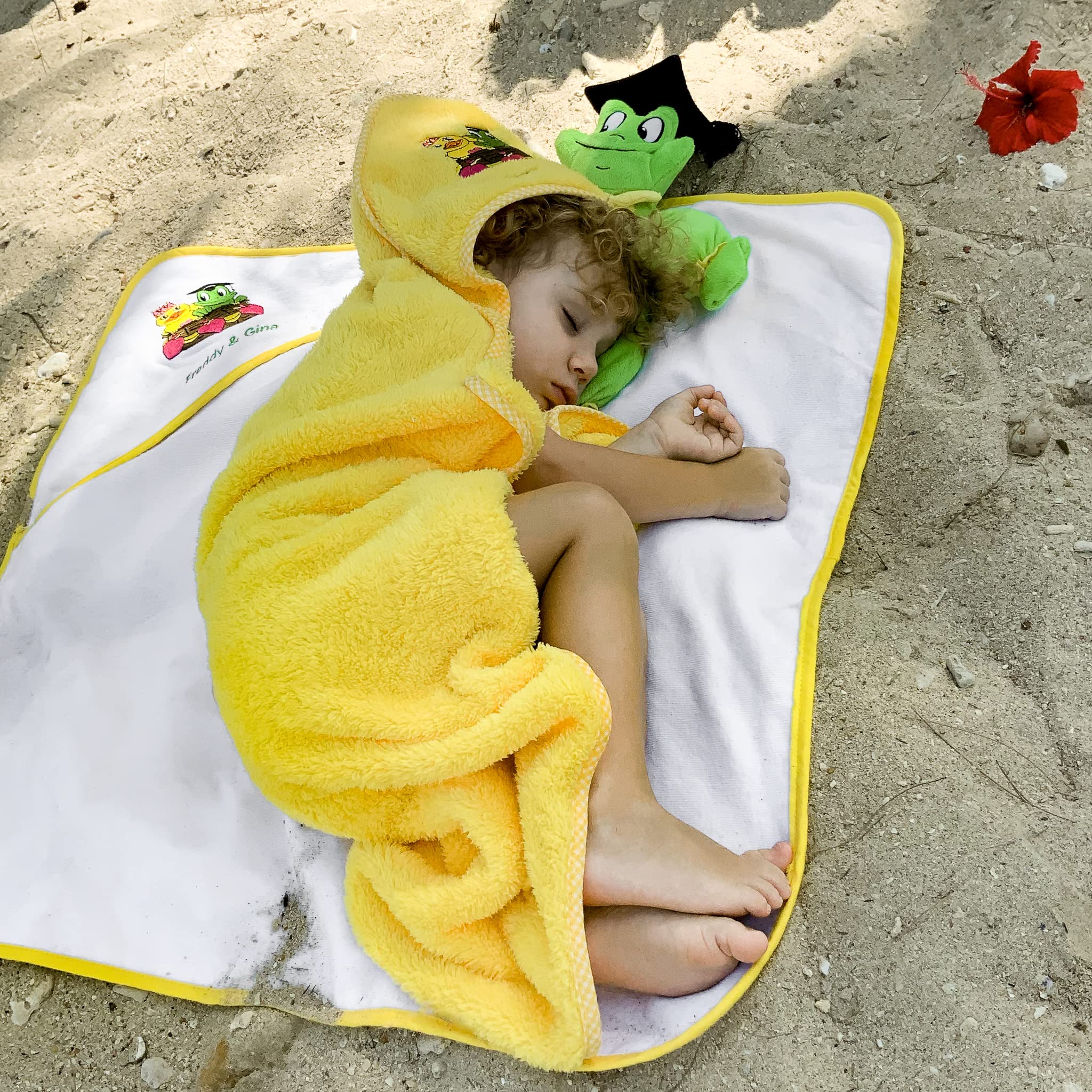 freds-swim-academy-fred-gina-kapuzenhandtuch-wei-aus-frottee-f-r-babys-und-kinde image 2