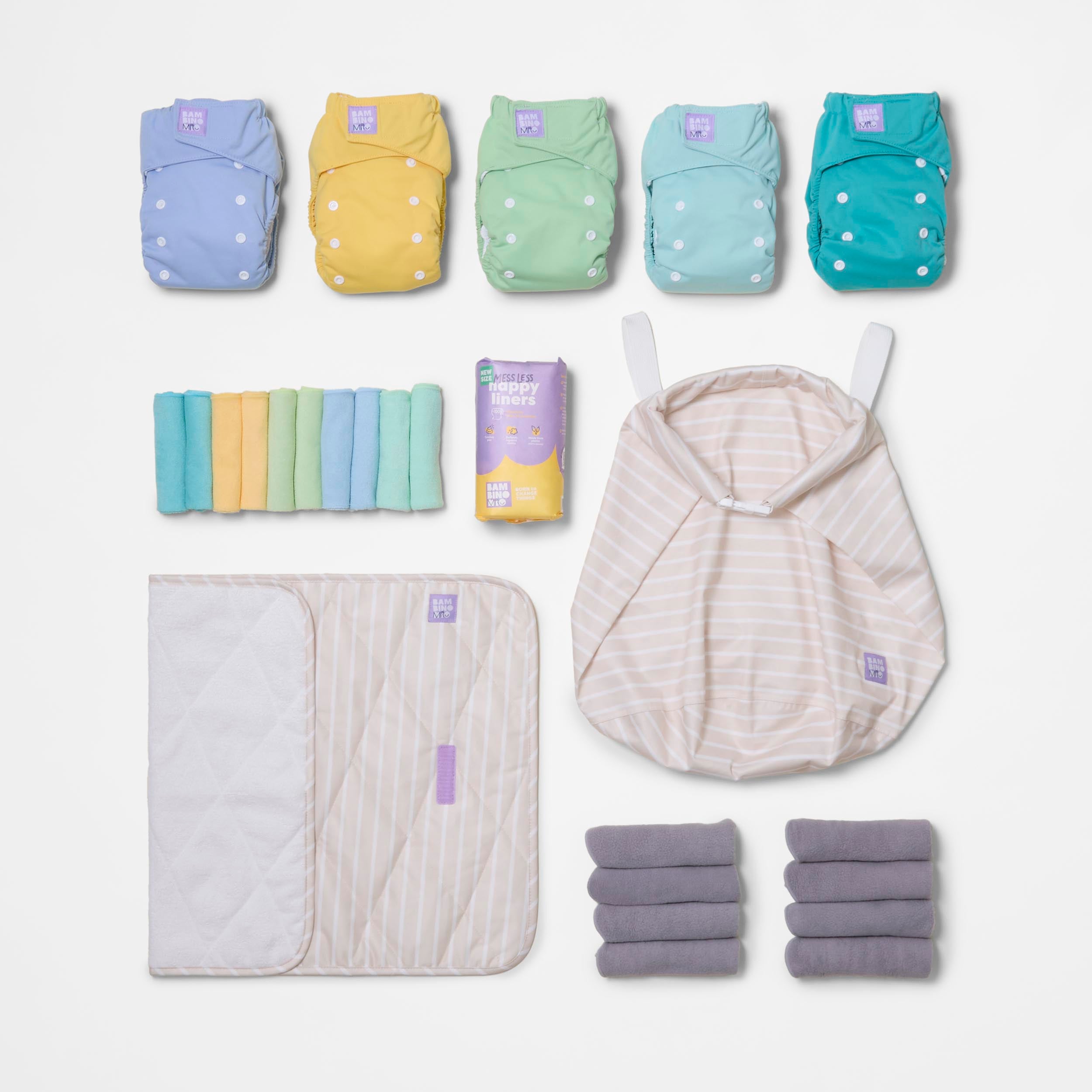 bambino-mio-neugeborenen-box-pastellfarben-mix-5x-revolution-re-stoffwindeln image 1