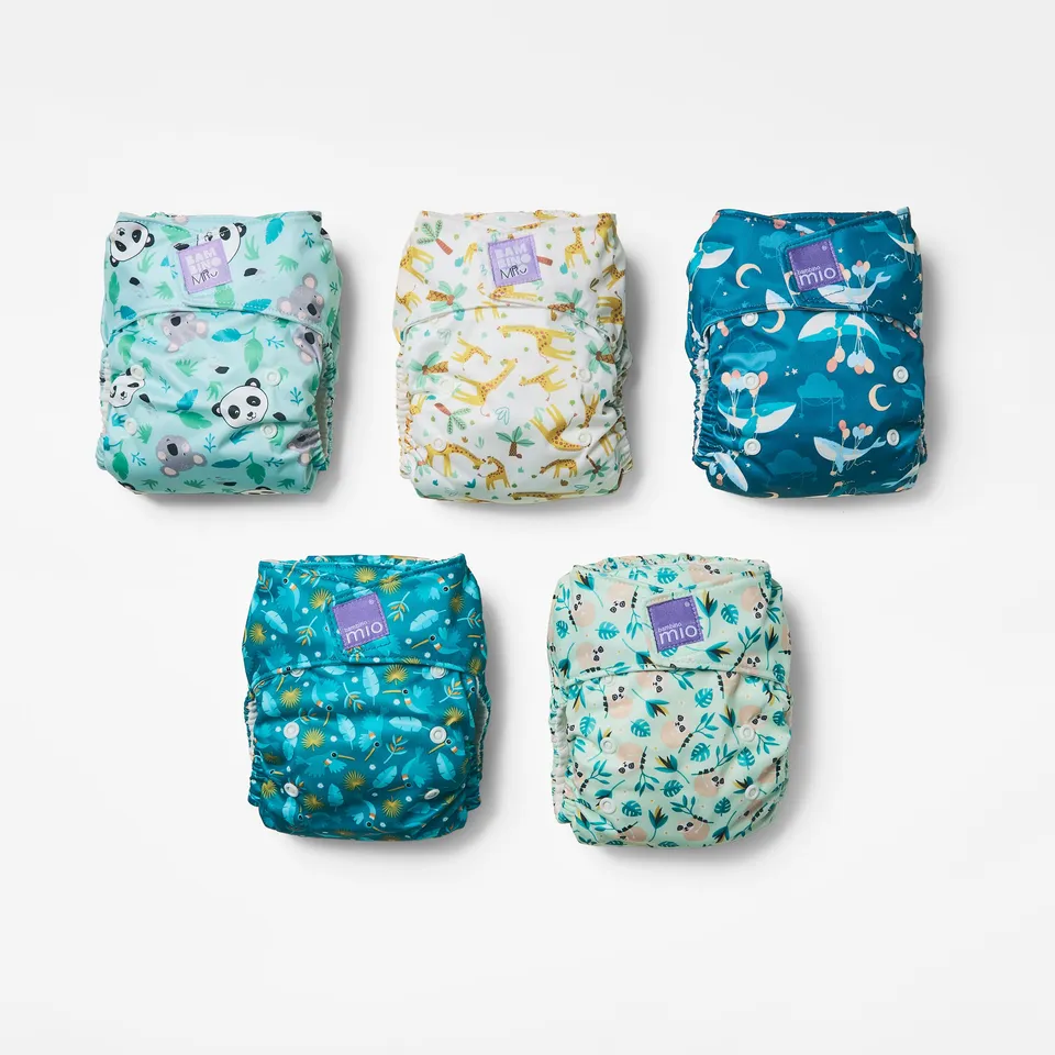 bambino-mio-miosolo-classic-all-in-one-stoffwindeln-5er-set-animala image 1
