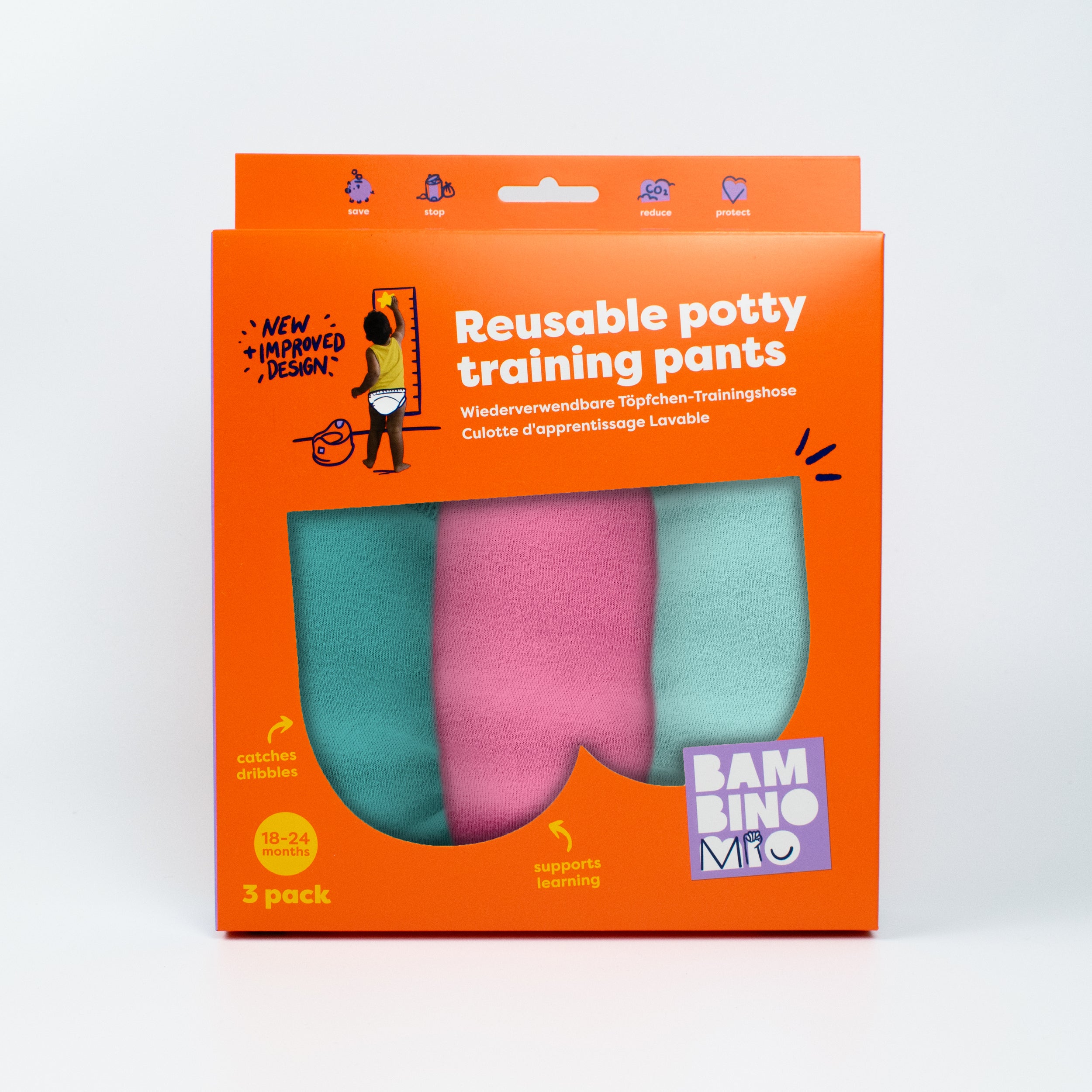 bambino-mio-t-pfchentrainingshose-elite-3er-pack-pink image 5