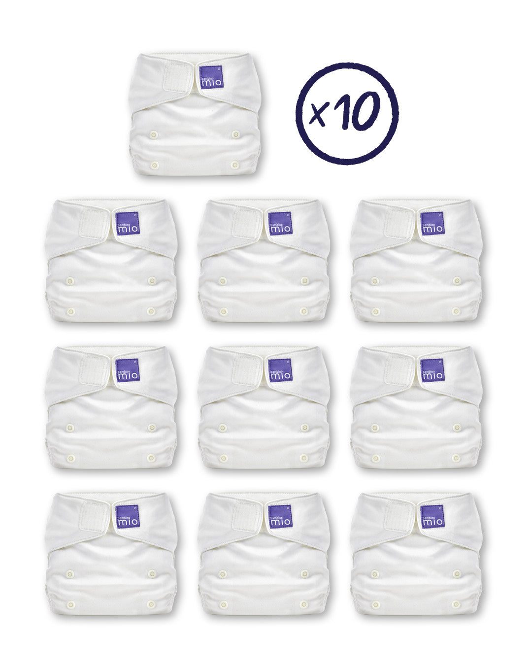 bambino-mio-miosolo-classic-all-in-one-stoffwindel-10er-pack image 1