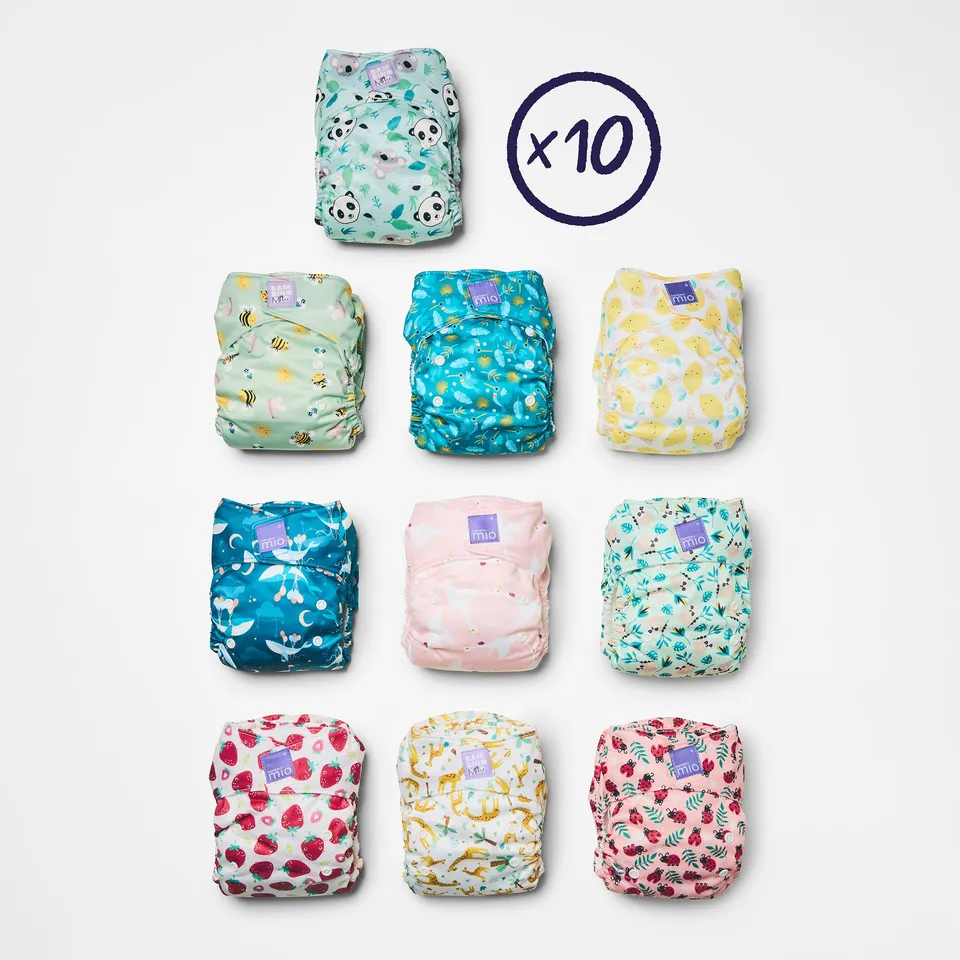 bambino-mio-miosolo-classic-all-in-one-stoffwindel-10er-set-animala-abenteuer image 1