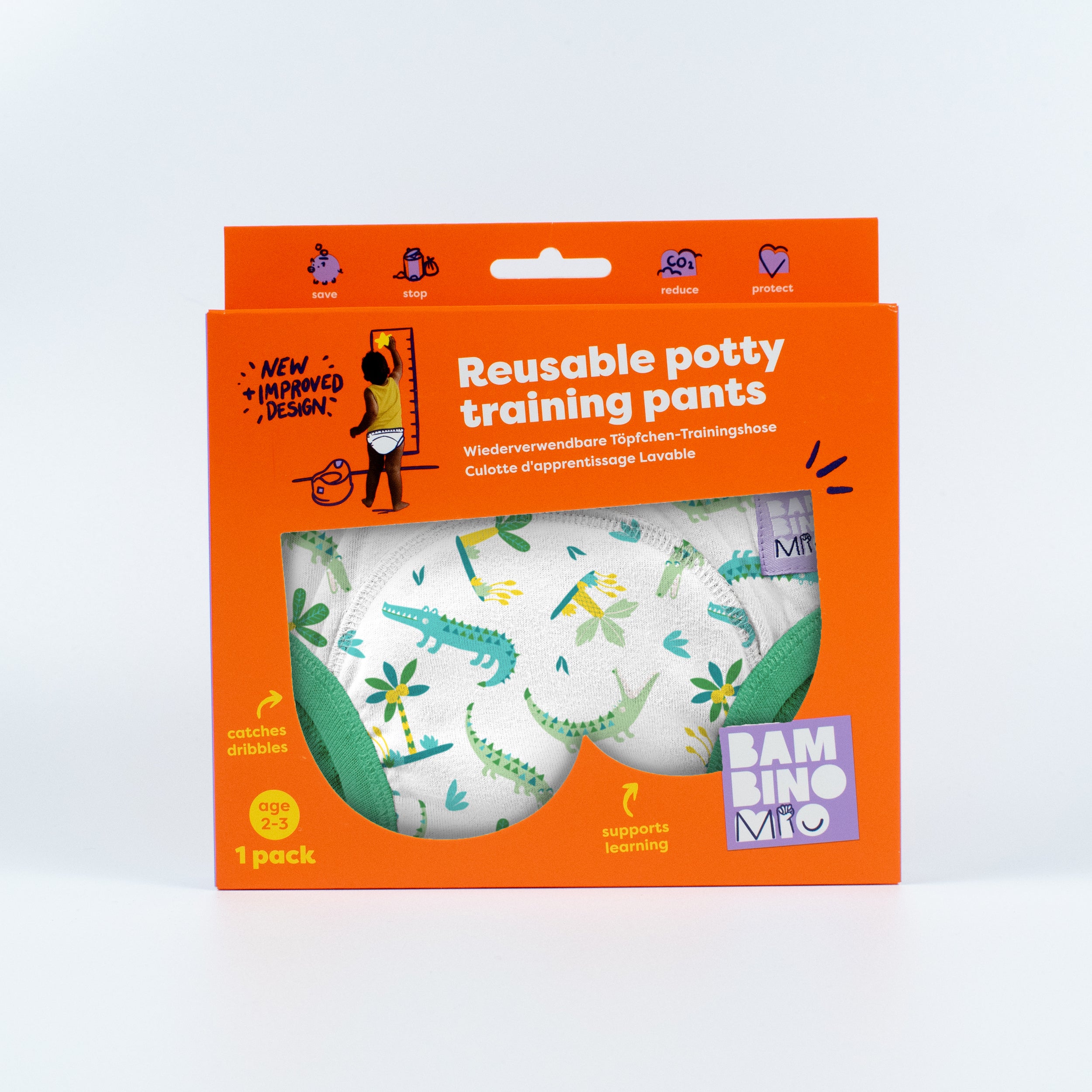 bambino-mio-t-pfchentrainingshose-elite-schlaues-kroko-einzelpackung image 6