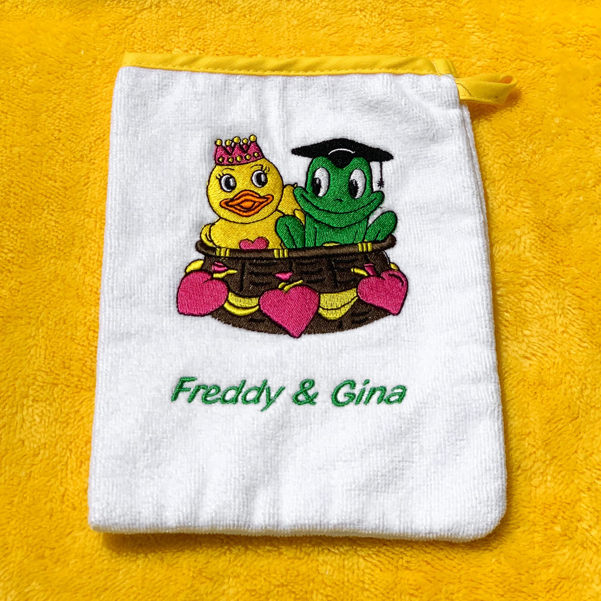 freds-swim-academy-fred-gina-waschhandschuh-gelb-f-r-babys-und-kinder image 2