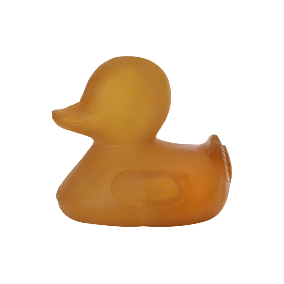 hevea-alfie-badeente-aus-100-naturkautschuk-badespielzeug-ohne-loch image 1