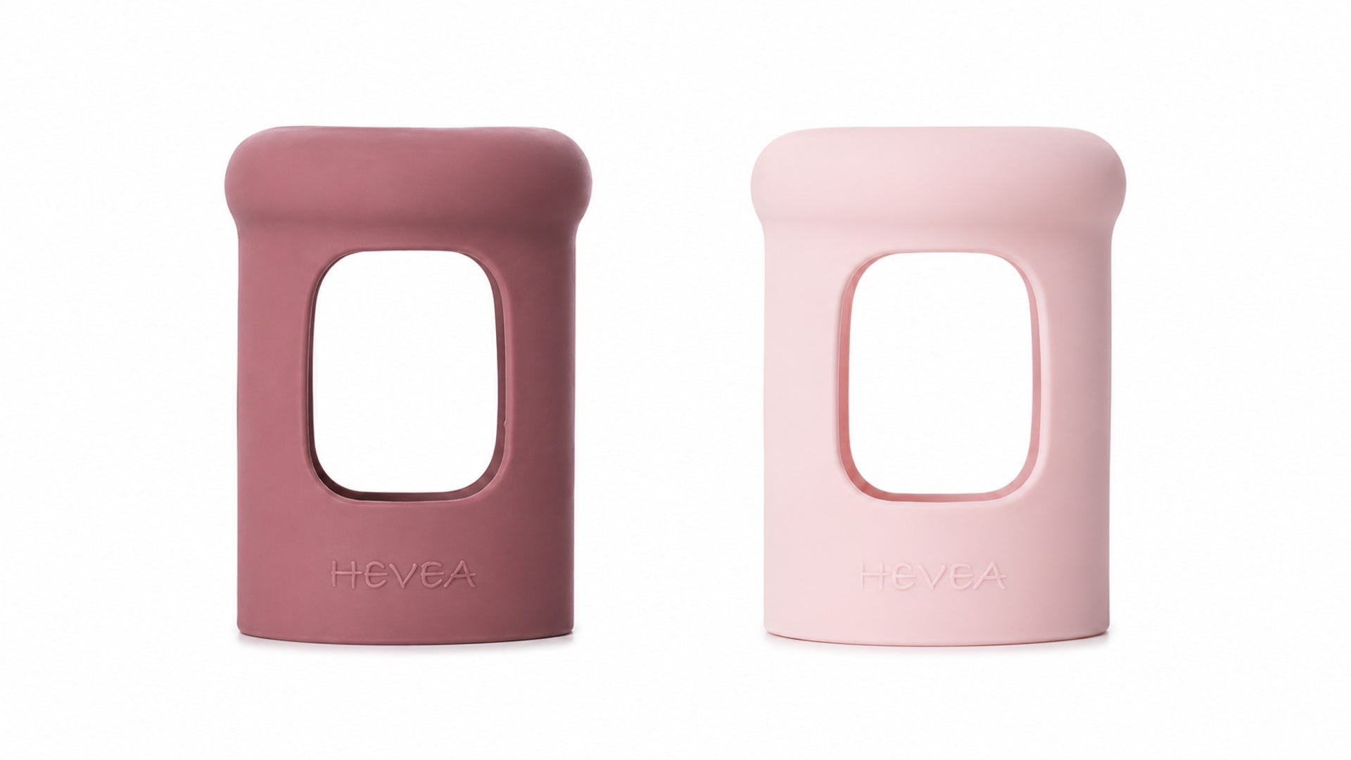 hevea-wide-neck-baby-glasflaschen-h-lle-medium-150ml-zweierpack image 2
