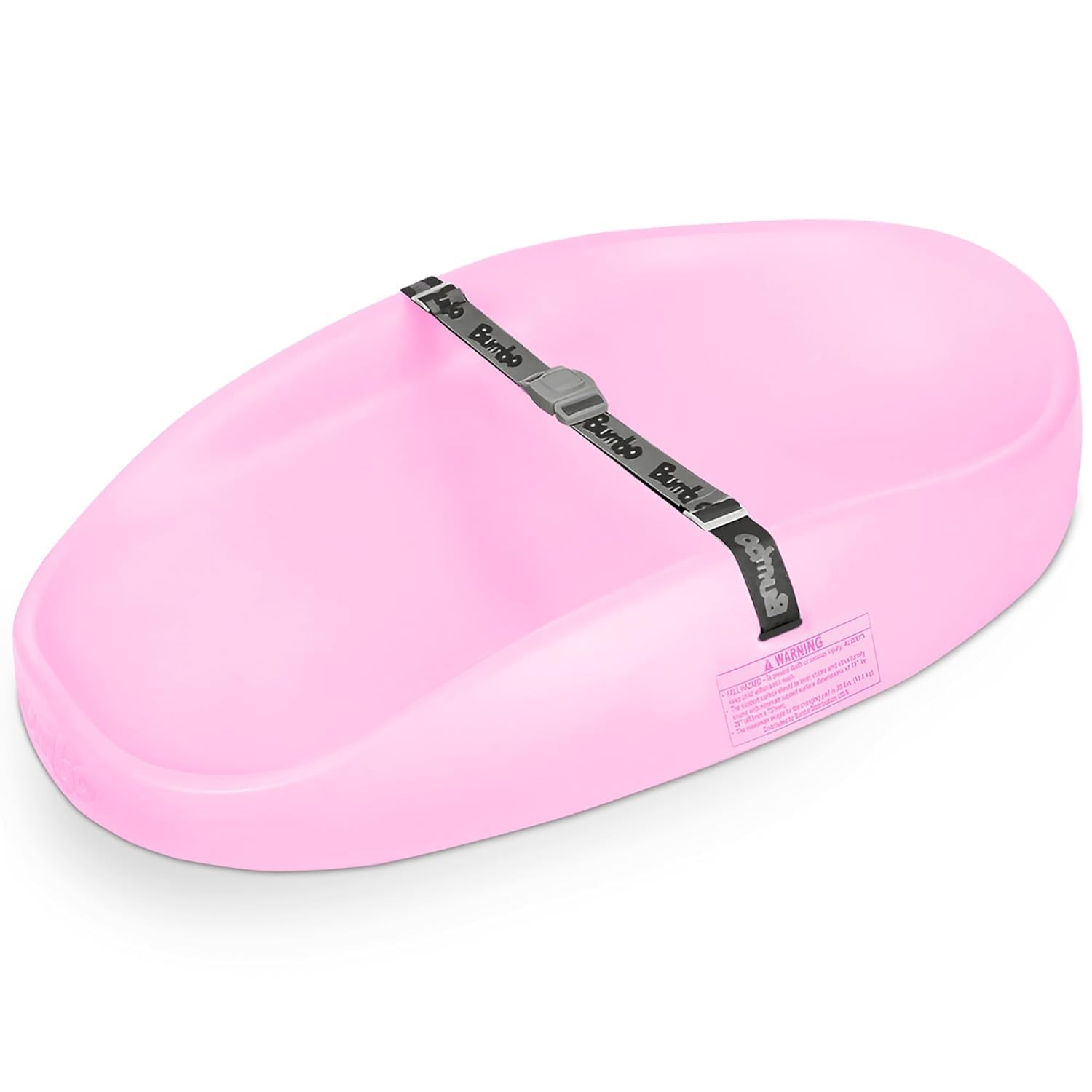bumbo-baby-wickelunterlage-wiege-rosa-mit-sicherheitsgurt-anti-roll image 1