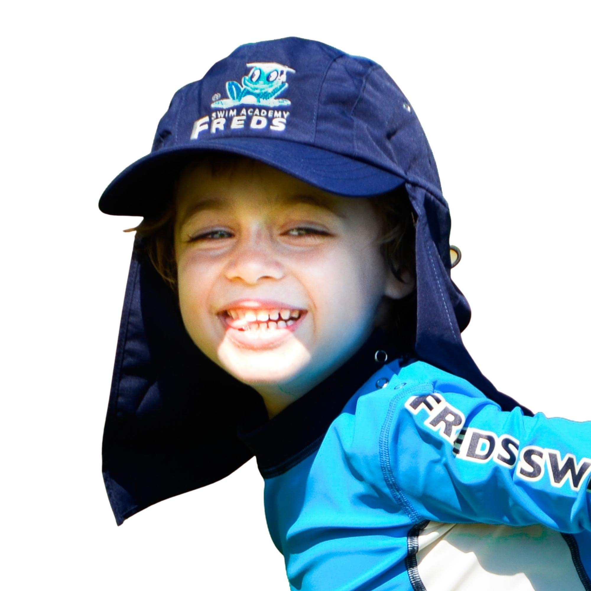 freds-swim-academy-protect-cap-blau-sonnenkappe-uv-80 image 1
