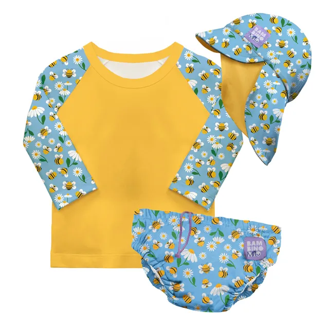 bambino-mio-3-teiliges-baby-schwimmset-fleissige-bienchen image 1