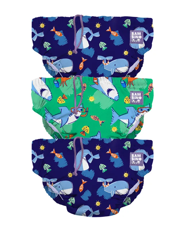 bambino-mio-wiederverwendbare-schwimmwindel-3er-pack-meeresforscher image 1