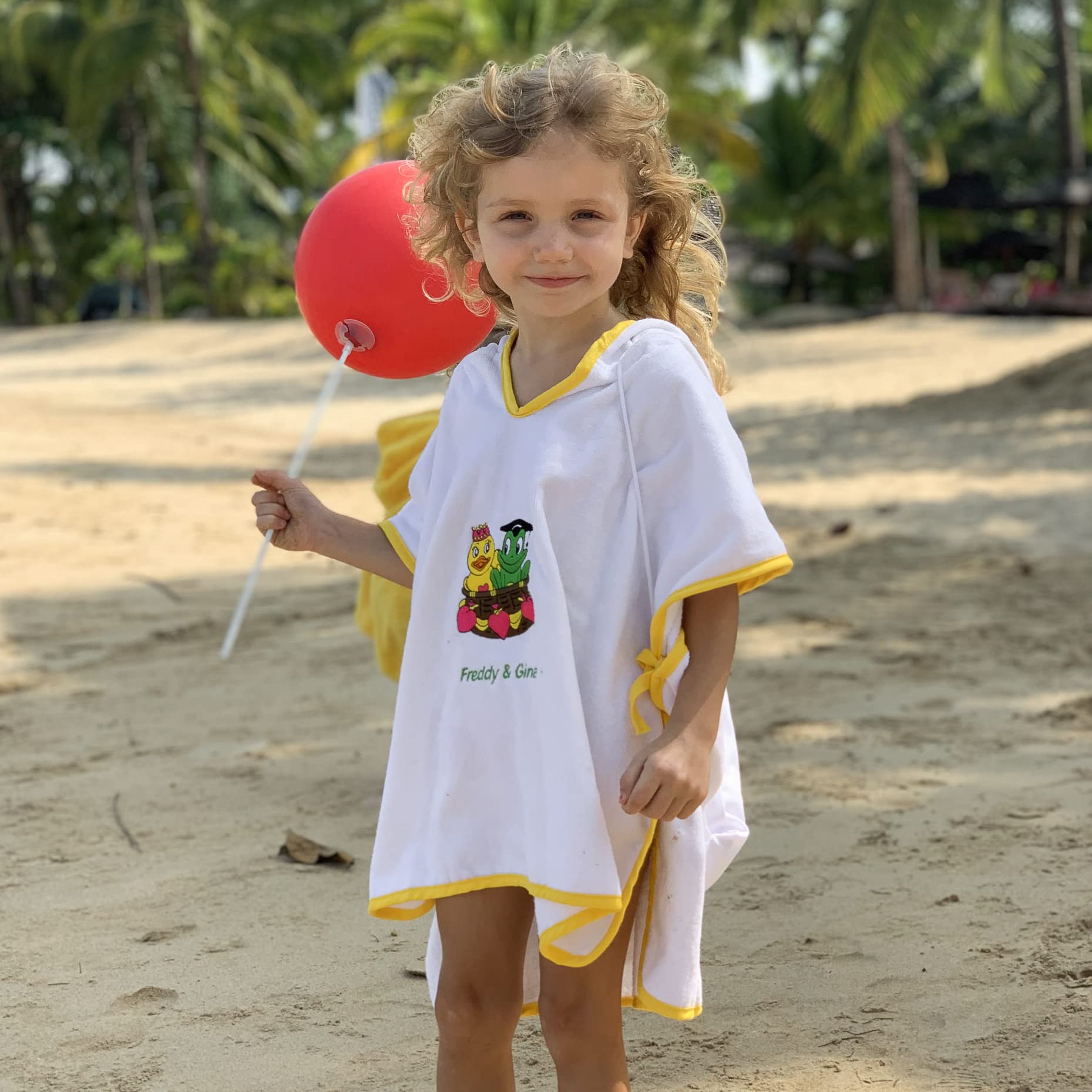 freds-swim-academy-fred-gina-badeponcho-mit-kapuze-wei-f-r-babys-und-kinder image 5