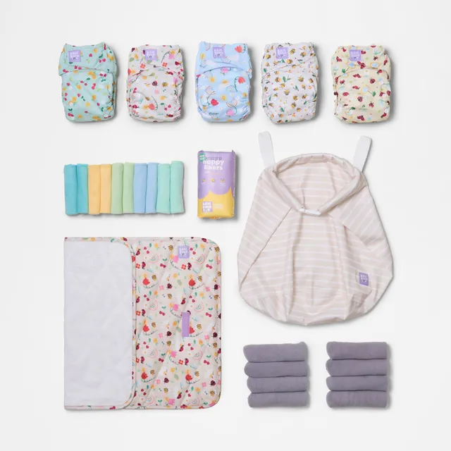 bambino-mio-neugeborenen-box-gartenparty-revolutionary-reusable-nappies-5er-bund image 1