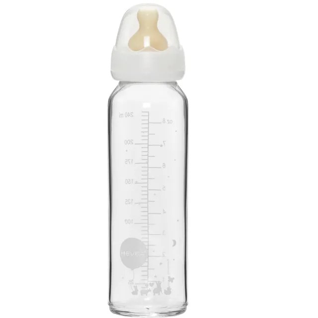 hevea-standard-neck-baby-glasflasche-240ml-einzelpack image 1