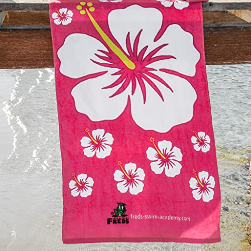 freds-swim-academy-velours-strandtuch-hibiskus-design-140-x-70-cm image 6