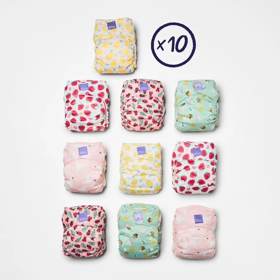 bambino-mio-miosolo-classic-all-in-one-stoffwindel-10er-set-krabbelabenteuer image 1