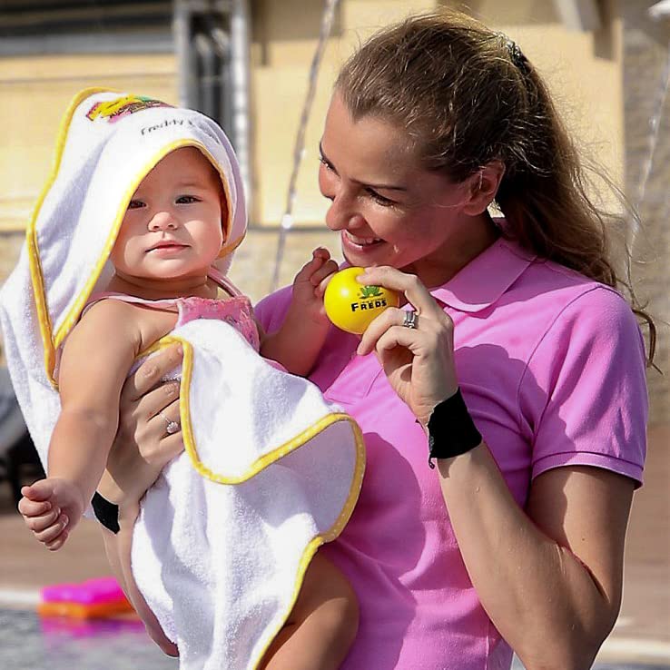 freds-swim-academy-fred-gina-kapuzenhandtuch-wei-aus-frottee-f-r-babys-und-kinde image 3
