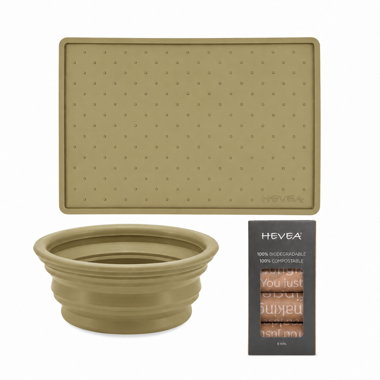 hevea-dog-everyday-essentials-3er-set-futtermatte-reisenapf-zubeh-r image 3