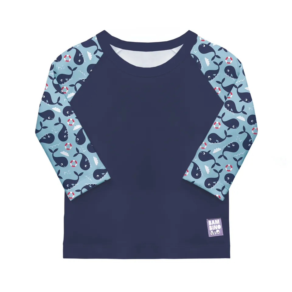 bambino-mio-baby-uv-shirt-upf-40-blauer-wal image 1