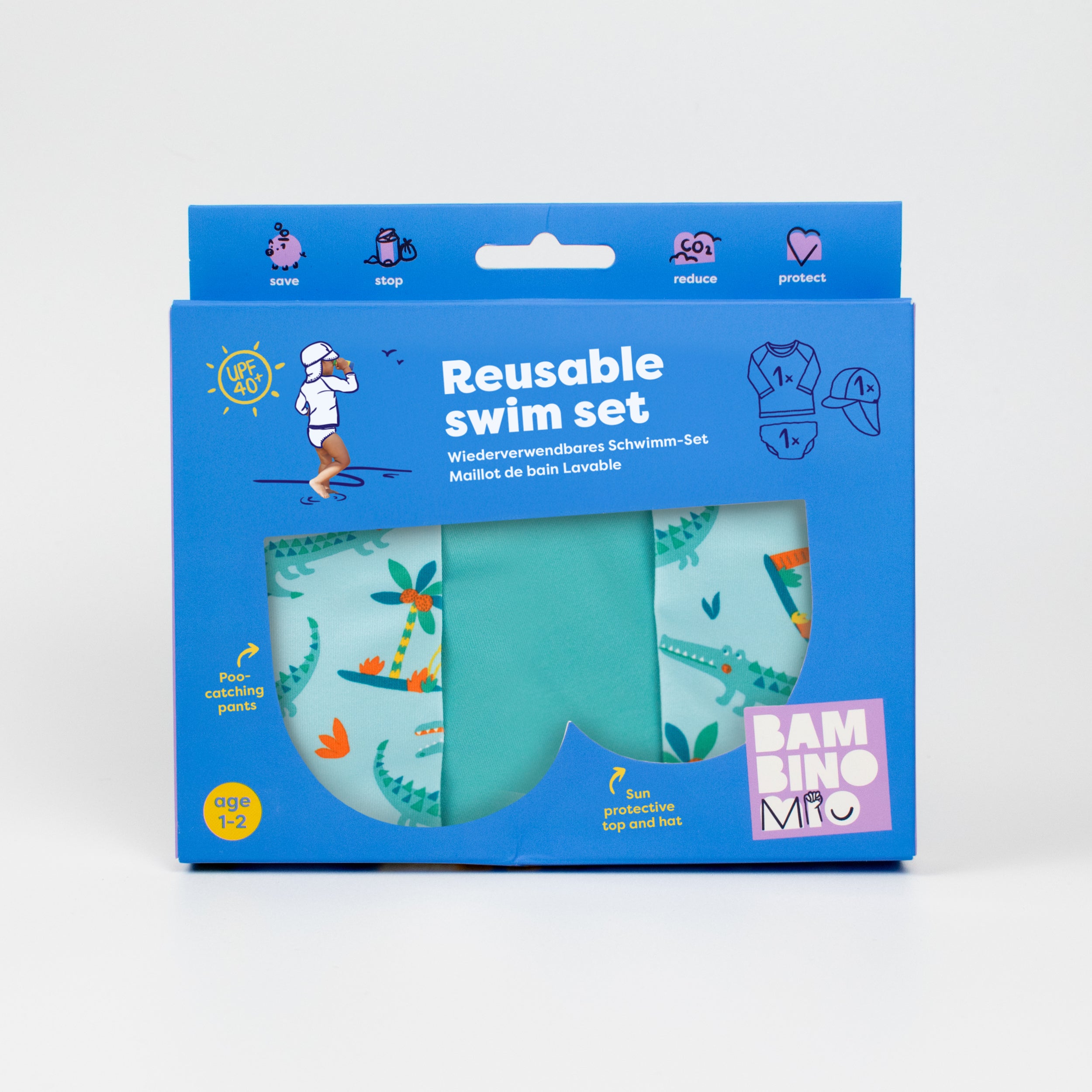 bambino-mio-3-teiliges-baby-schwimmset-schlaues-kroko image 6