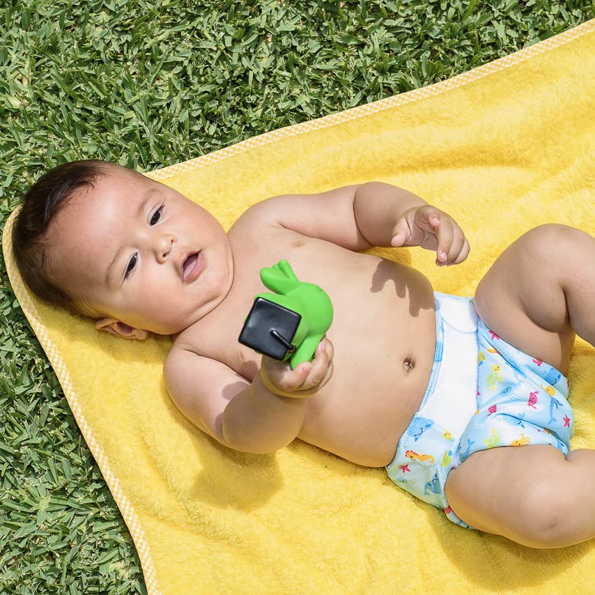 freds-swim-academy-fred-gina-kapuzenhandtuch-gelb-aus-frottee-f-r-babys-und-kind image 7