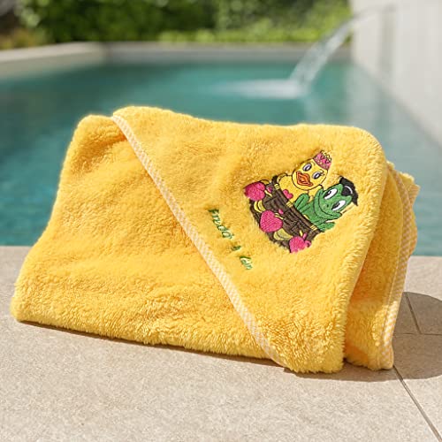 freds-swim-academy-fred-gina-kapuzenhandtuch-gelb-aus-frottee-f-r-babys-und-kind image 6