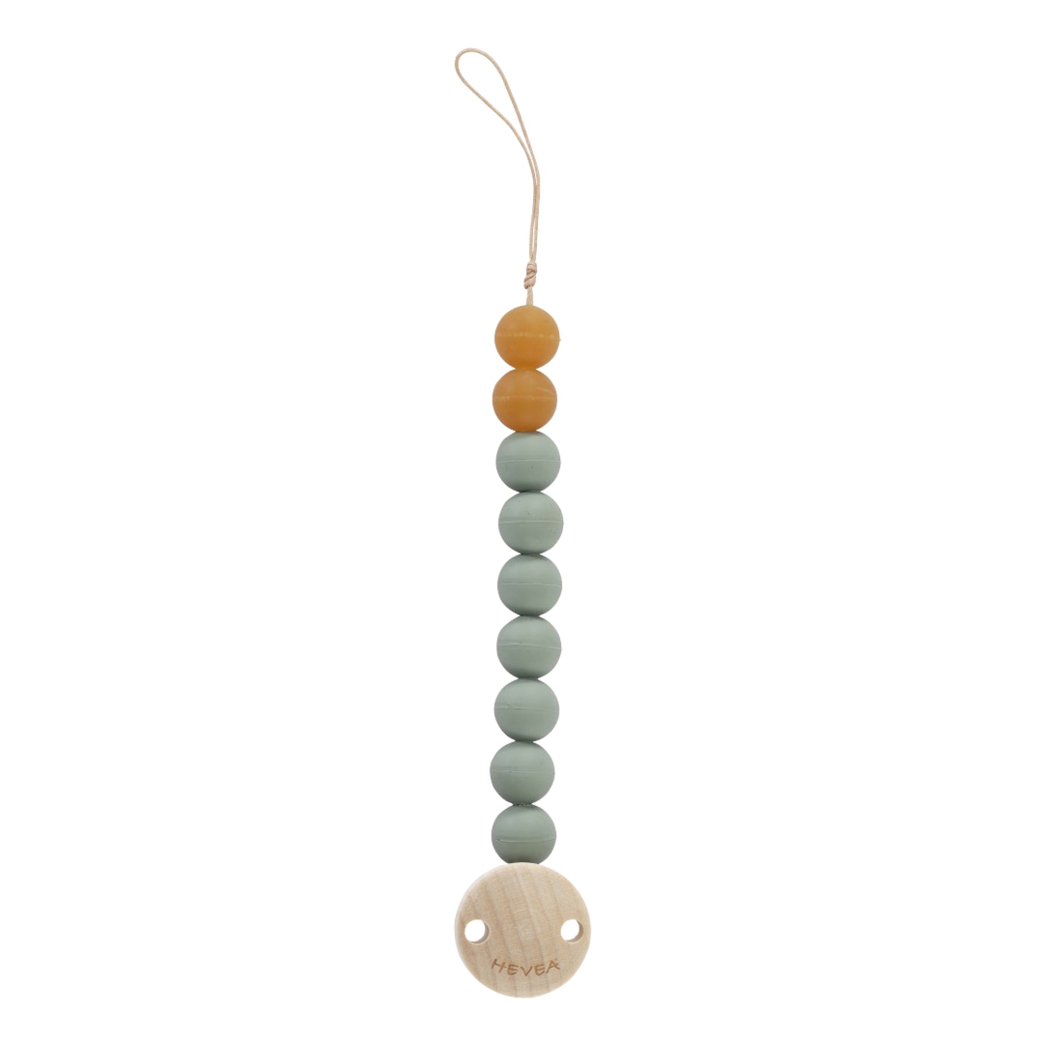 hevea-schnullerhalter-mit-naturkautschuk-perlen-und-holzclip image 1