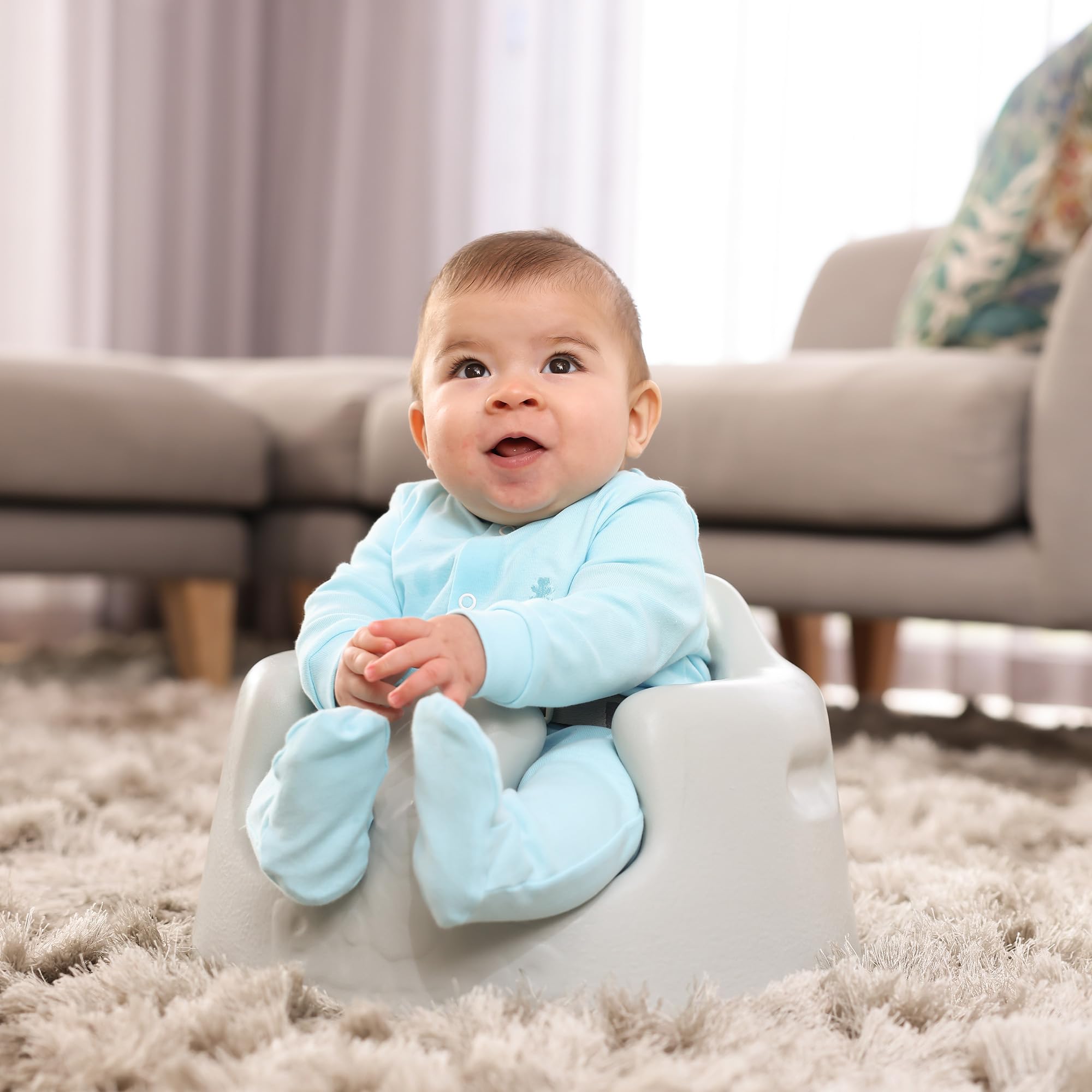 bumbo-floor-seat-babysitz-cool-grey image 5
