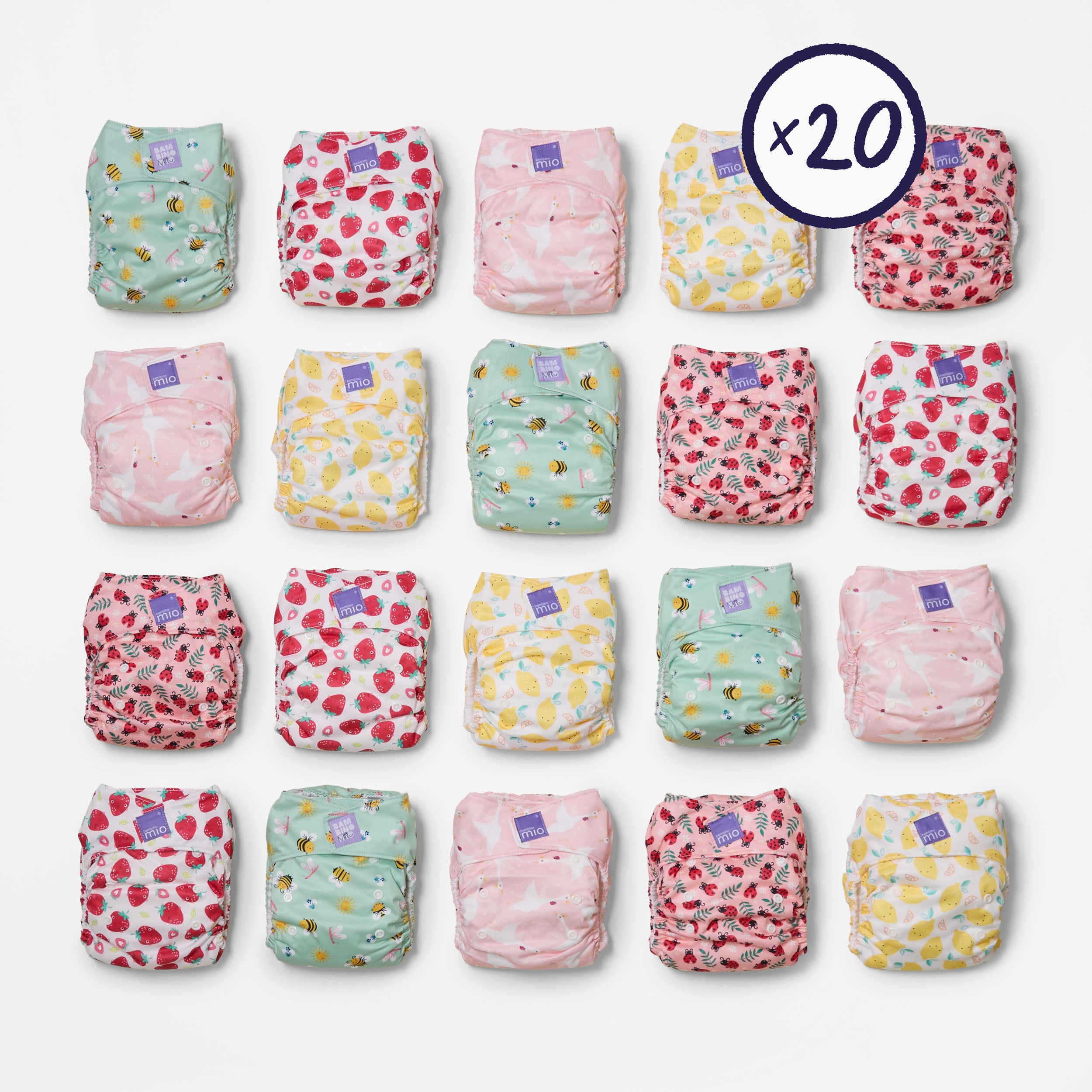 bambino-mio-miosolo-classic-all-in-one-stoffwindel-20er-set-krabbelabenteuer-9-b image 1