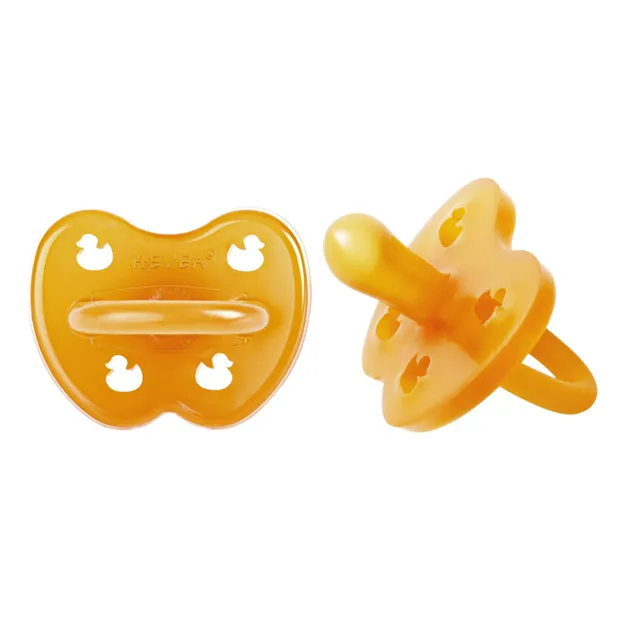 hevea-schnuller-3-36-monate-2er-pack-symmetrisch-naturkautschuk image 1